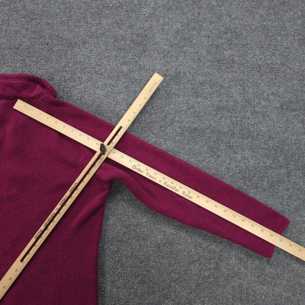 Patagonia Raspberry Half-Zip Teddy Fleece Pullover - Picture 12 of 13